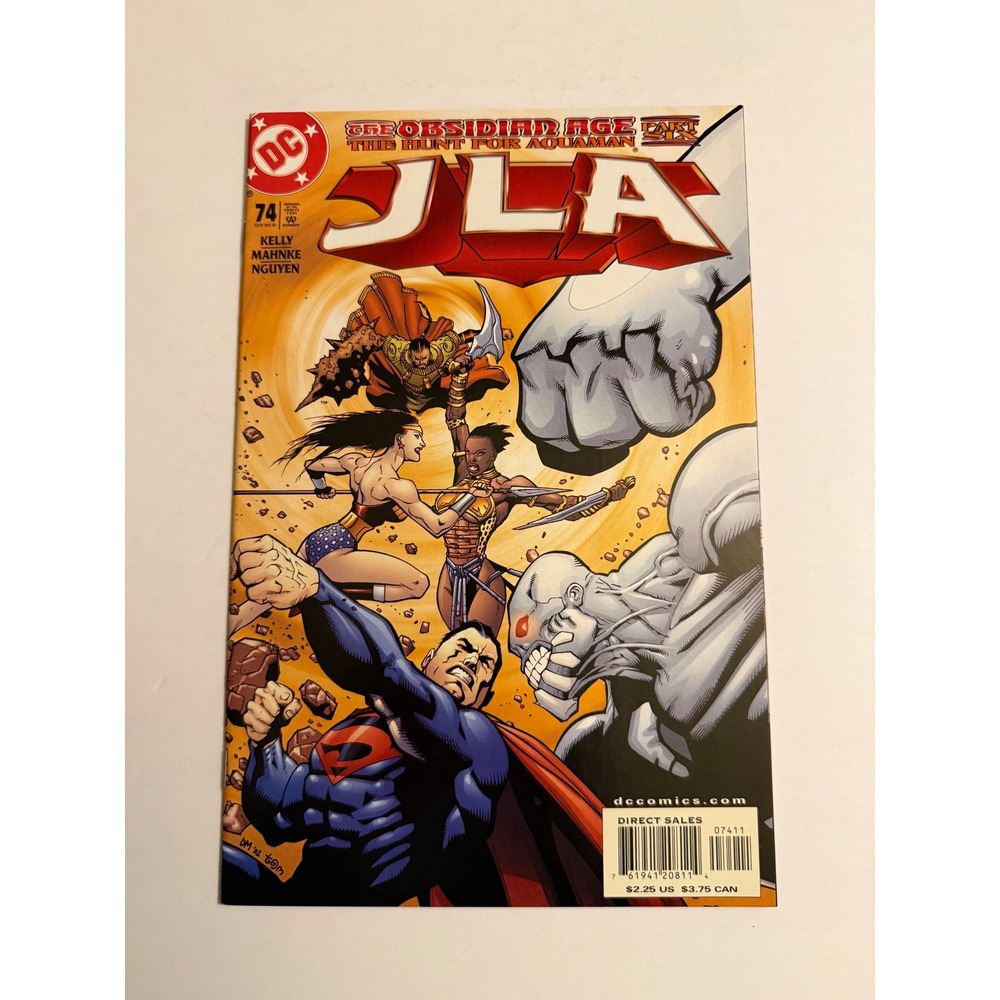 JLA‎ The Obsidian Age Part Six The Hunt For Aquaman Comic Book 74 DC Comics